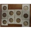 Image 2 : 10 ASSORTED WALKING LIBERTY HALF DOLLARS