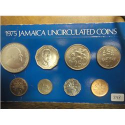 1975 JAMIACA UNC COIN SET 8 COINS