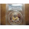 Image 1 : 2011 CANADA SILVER DOLLAR PCGS PR69 DCAM 100TH ANNIVERSARY GILT