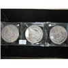 Image 1 : 1882-S,1883-O & 1884 MORGAN SILVER DOLLARS