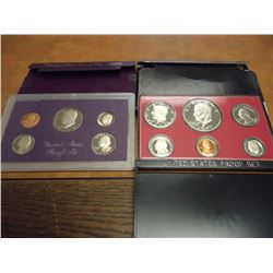 1977 & 1985 US PROOF SETS (WITH BOXES)