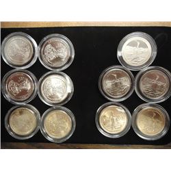 2 NATIONAL PARKS QUARTERS SETS SEE DESCRIPTION 2011 GETTYSBURG P/D/S AND A GOLD PLATED P & D, 2011 C