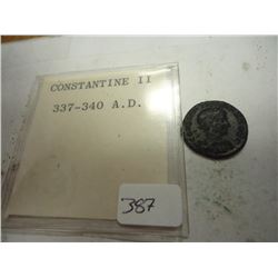 337-340 A.D. CONSTANTINE II ANCIENT COIN