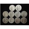 Image 2 : 10 ASSORTED 1920'S MERCURY DIMES