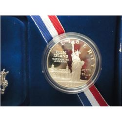 1986-S STATUE OF LIBERTY PROOF SILVER DOLLAR ORIGINAL US MINT PACKAGING