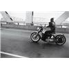 Image 1 : DANNY LYON, (American, b. 1942), CROSSING THE OHIO RIVER FROM KENTUCKY, titled and signed "Crossi...