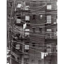 RALPH STEINER, (American, 1899-1986), CLOTHESLINE CROSSING, signed and dated "Ralph Steiner", "ne...