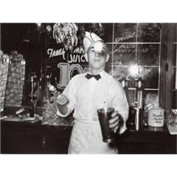 RUSSELL LEE, (American, 1903- 1986), SODA FOUNTAIN, CORPUS CHRISTI, TEXAS, signed "Russell Lee" a...