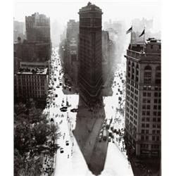 RUDY BURCKHARDT, (Swiss, 1914- 1999), FLATIRON IN SUMMER, gelatin silver print, 93/8 x 75/8 in. (...