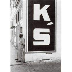 RUDY BURCKHARDT, (Swiss, 1914- 1999), K'S, signed "Rudy Burckhardt" in pencil on verso, gelatin s...