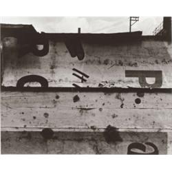AARON SISKIND, (American, 1903-1991), ST. LOUIS 4, signed "Aaron Siskind", titled and dated "St. ...