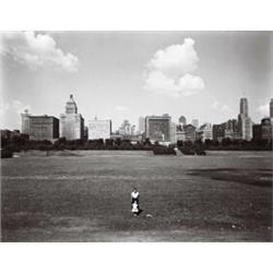 HARRY CALLAHAN, (American, 1912-1999), signed "Harry Callahan" in pencil on verso, gelatin silver...