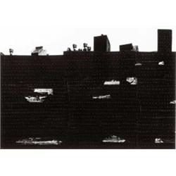 AARON SISKIND, (American, 1903-1991), NEW YORK, "1972" inscribed in pencil below image on recto, ...