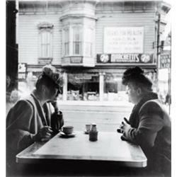 IMOGEN CUNNINGHAM, (American, 1883-1976), TEA AT FOSTER'S, signed and dated "Imogen Cunningham 19...