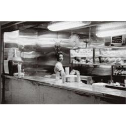 ROBERT FRANK, (American, b. Switzerland, 1924), COFFEE SHOP, RAILWAY STATION, INDIANAPOLIS, inscr...