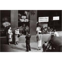 W. EUGENE SMITH, (American, 1918- 1978), UNTITLED (MOTHERS DAY CARNATIONS), stamped "Photograph b...