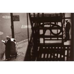 W. EUGENE SMITH, (American, 1918- 1978), UNTITLED (STREET CORNER), inscribed "(c) W. Eugene Smith...