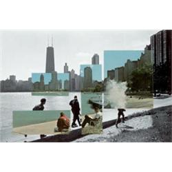 KENNETH JOSEPHSON, (American, 1932-1963), numbered, titled, dated and signed "# 72-35-51-7A / CHI...