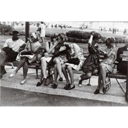 GARRY WINOGRAND, (American, 1928-1984), WORLD'S FAIR, NEW YORK CITY, signed "Garry Winogrand" in ...