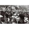 Image 1 : GARRY WINOGRAND, (American, 1928-1984), UNTITLED (HARD HAT RALLY, NEW YORK), stamped "Printed by ...