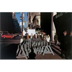 JOEL MEYEROWITZ, (American, b. 1938), FIFTH AVENUE, titled, dated and signed  Fifth Avenue 1976 J...