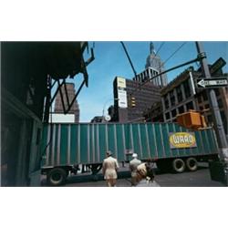 JOEL MEYEROWITZ, (American, b. 1938), NEW YORK CITY, EMPIRE STATE BUILDING, titled, dated and sig...
