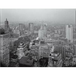 NICHOLAS NIXON, (American, b. 1947), TWO IMAGES OF NEW YORK:, VIEWOF FIRST NATIONAL CITY BANK BUI...