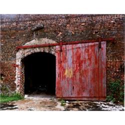 WILLIAM CHRISTENBERRY, (American, b. 1936), DOOR OF COTTON WAREHOUSE, signed "Christenberry" in p...