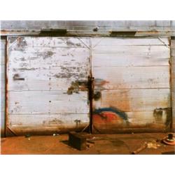 WILLIAM CHRISTENBERRY, (American, b. 1936), DOOR OF AUTO REPAIR SHOP, NEAR TUSCALOOSA, ALABAMA, s...