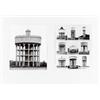 Image 1 : BERNHARD & HILLA BECHER, (German, b. 1931), WATER TOWERS, signed and dated "Bernd Becher 72/Hilla...