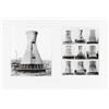 Image 1 : BERNHARD & HILLA BECHER, (German, b. 1931), GAS HOLDERS, signed and dated "Bernd Becher 72/Hilla ...