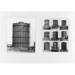 BERNHARD & HILLA BECHER, (German, b. 1931), WATER TOWERS, signed and dated "Bernd Becher 72/Hilla...