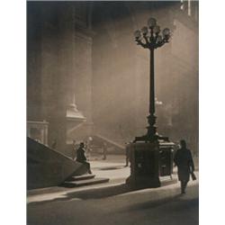 DRAHOMIR JOSEF RUZICKA, (American, b. Czechoslovakia, 1870-1960), PENNSYLVANIA STATION, NEW YORK,...