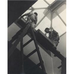 AKIRA FURUKAWA, (American, b. Japan, 1889-??), (STUDY OF PAINTERS FROM BELOW), "Willimglow Bromid...