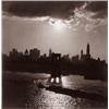 Image 1 : THURMAN ROTAN, (American, 1905-1991), LOWER NEW YORK, stamped "PHOTOGRAPH BY / ROTAN" on verso, t...
