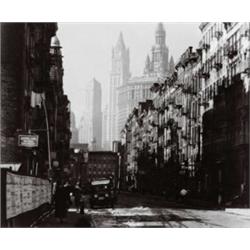 BERENICE ABBOTT, (American, 1898-1991), SEVEN IMAGES OF NEW YORK ARCHITECTURE, each signed "BEREN...