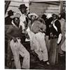 Image 1 : MARION POST WOLCOTT, (American, 1910-1990), DAY LABORERS, BROUGHT IN BY TRUCK FROM NEARBY TOWNS W...