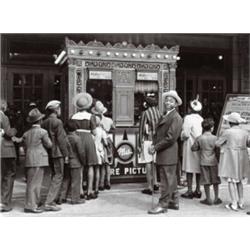 RUSSELL LEE, (American, 1903-1986), TWO IMAGES:, MOVIE THEATRE, CHICAGO, ILLINOIS (1941) & COAL M...