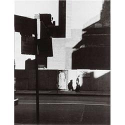 FRITZ HENLE, (American, b. Germany, 1909-1993), MADISON AVENUE AT 61ST STREET, signed "Fritz Henl...