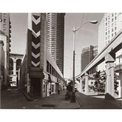 MICHAEL BURNS, (American, b. 1942), TWO VIEWS OF SEATTLE, both titled, numbered, signed and dated...