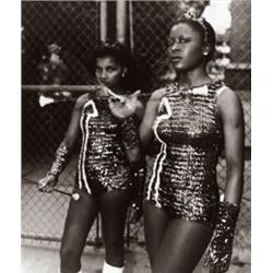 JOHN COPLANS, (American, b. London, 1920), TWO PARADE IMAGES:, MARDI GRAS, NEW ORLEANS & HALLOWEE...