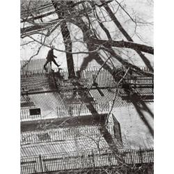 ANDR+ KERT+SZ, (American, b. Austria-Hungary, 1894-1985), TWO VIEWS FROM ABOVE, both signed, date...