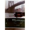 Image 1 : TODD WEINSTEIN, (American, b. 1951), BROOKLYN BRIDGE WITH TAXI, signed and dated "Todd Weinstein ...