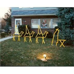 DAVID GRAHAM, (American, b. 1952), TWO IMAGES:, CHRISTMAS DECORATIONS IN ABINGTON, PENNSYLVANIA (...