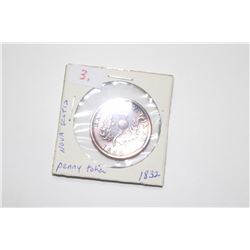 1 - Nova Scotia Half Penny Token