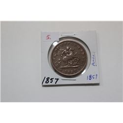 1 - 1857 Penny Token (Bank of Upper Canada) Very Good