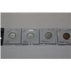 Image 1 : 4 Nickels - 1939, 1940, 1941, 1942 Tombac