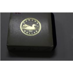 2 - 1987 Canada Loonies Proof - so much a piece