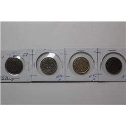 4 - 1876H Large Pennies