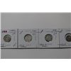 Image 1 : 4 - 5 Cent Silver Coins - 1905; 1906; 1907;1908